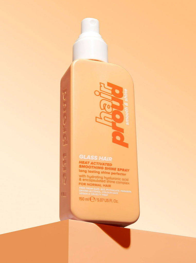 glass hair - heat-activated smoothing shine spray